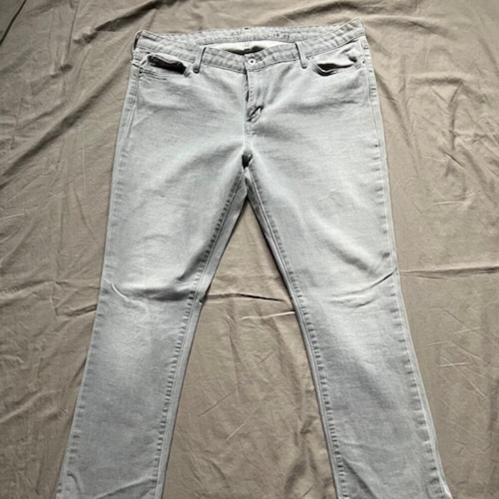 Gray Levi's Straight Jeans